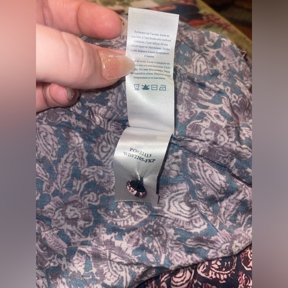 New! Faherty - Isabella Dress - Fiona Block Print 💗 sz XS NWOT - Picture 14 of 16